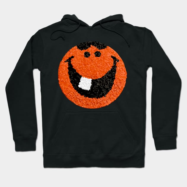 Smiley Tooth - Melted Plastic Popcorn art Hoodie by TeeLabs